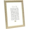 Cadre photo ornemental S95L 13x13 cm or