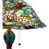 Lampe de table Tiffany 47x60 cm - multicolore