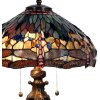 Tiffany lampe de table Ø 42x64 cm vert multicolore