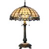 Tiffany lampe de table Ø 50x80 cm naturel coloré