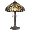 Tiffany lampe de table Ø 41x61 cm brun coloré