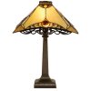 Tiffany lampe de table Ø 50x49 cm naturel coloré