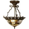 Lampadaire Tiffany 31x78 cm vert