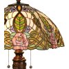 Tiffany lampe de table Ø 47x61 cm vert multicolore
