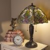 Tiffany lampe de table Ø 47x61 cm vert multicolore