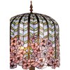 Tiffany lampe de table Ø 40x84 cm rose multicolore