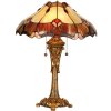 Tiffany lampe de table Ø 40x53 cm brun coloré