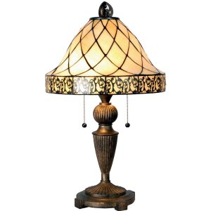 LumiLamp 5LL-5408 Lampe de table Tiffany Ø 36x62...