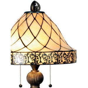 LumiLamp 5LL-5408 Lampe de table Tiffany Ø 36x62...
