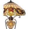 Tiffany lampe de table Ø 46x76 cm jaune multicolore