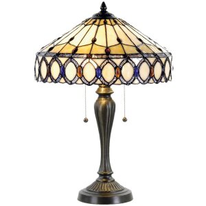 Tiffany lampe de table Ø 40x58 cm naturel...