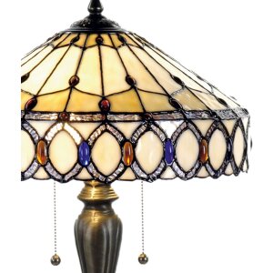 Tiffany lampe de table Ø 40x58 cm naturel...