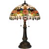 Tiffany lampe de table Ø 41x67 cm rouge multicolore