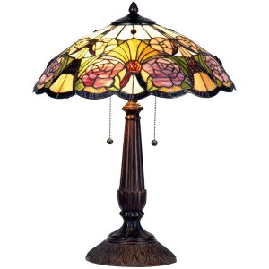 Tiffany lampe de table Ø 44x57 cm violet...