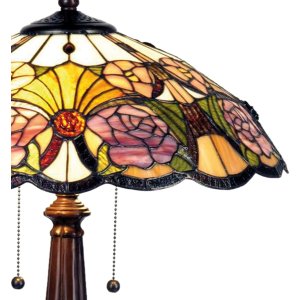 Tiffany lampe de table Ø 44x57 cm violet...