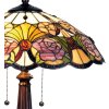 Tiffany lampe de table Ø 44x57 cm violet coloré