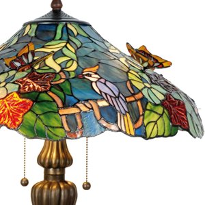 LumiLamp 5LL-5582 Lampe de table Tiffany Ø 52x65...