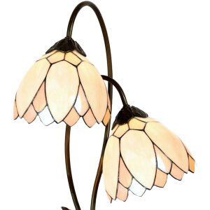 Tiffany lampe de table Ø 33x61 cm naturel...