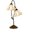 Tiffany lampe de table Ø 33x61 cm naturel coloré
