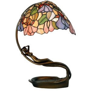 LumiLamp 5LL-799 Lampe de table Tiffany 28x20x40 cm...
