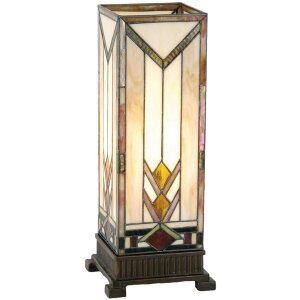 LumiLamp 5LL-9227 Lampe de table Tiffany 18x18x45 cm...