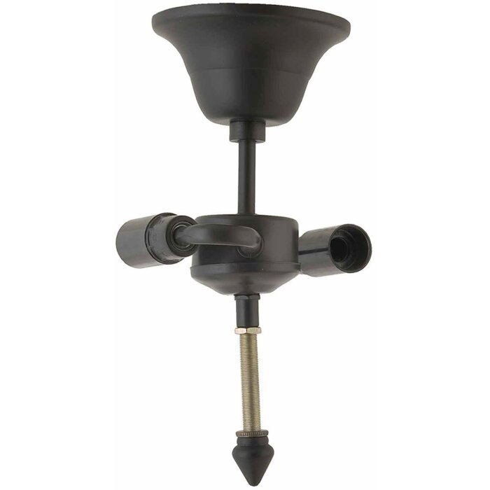 LumiLamp 5LL-96 Pendentif câble Tiffany 18x10x20 cm Noir Fer Suspension Lumière