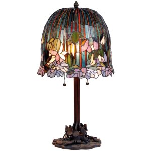 Tiffany lampe de table Ø 37x68 cm violet...