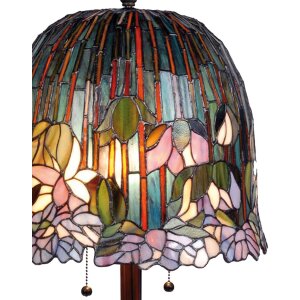 Tiffany lampe de table Ø 37x68 cm violet...