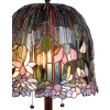 Tiffany lampe de table Ø 37x68 cm violet coloré