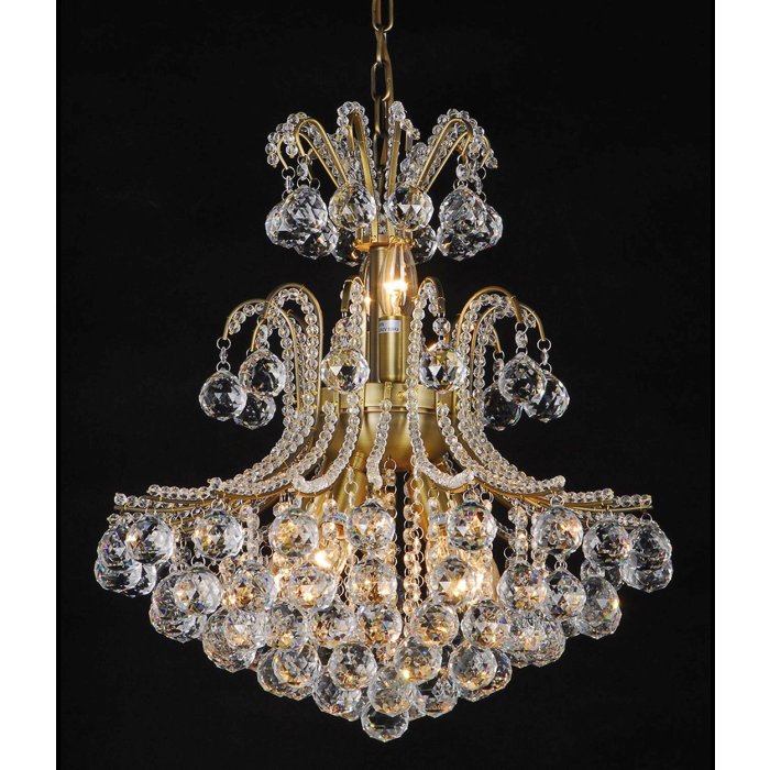 Lustre Ø 50 cm en fer-verre - 5LL-CR32 Clayre Eef
