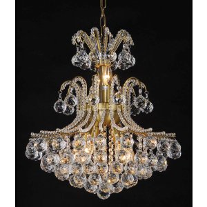 Lustre Ø 50 cm en fer-verre - 5LL-CR32 Clayre Eef