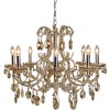 Lustre Ø 70 cm en fer-verre - 5LL-CR68CP Clayre Eef