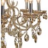 Lustre Ø 70 cm en fer-verre - 5LL-CR68CP Clayre Eef