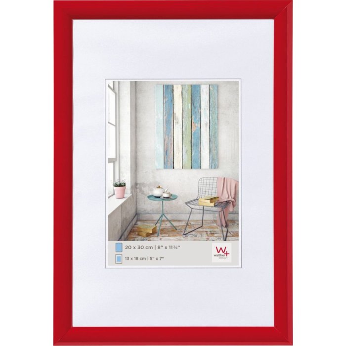Walther cadre plastique Trendstyle 10x15 cm rouge