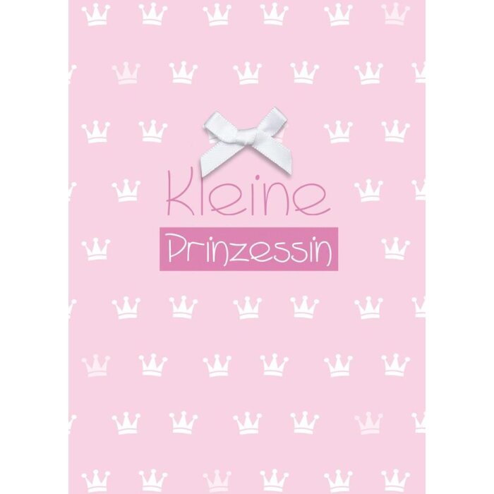 Carte bébé rose Petite princesse