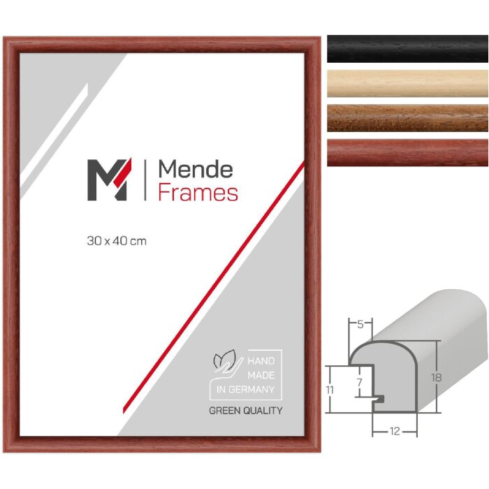 Cadre en bois H004 - Verre spécial et dimensions spéciales