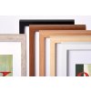 Walther cadre en bois Stockholm noyer 30x45 cm avec passe-partout 20x30 cm