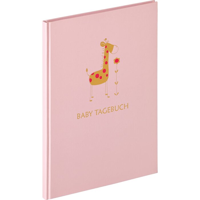 Walther Journal Bébé Animal rose 20x28 cm 46 pages