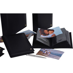 Henzo Album à pochettes Pure Black 200 photos 10x15 cm