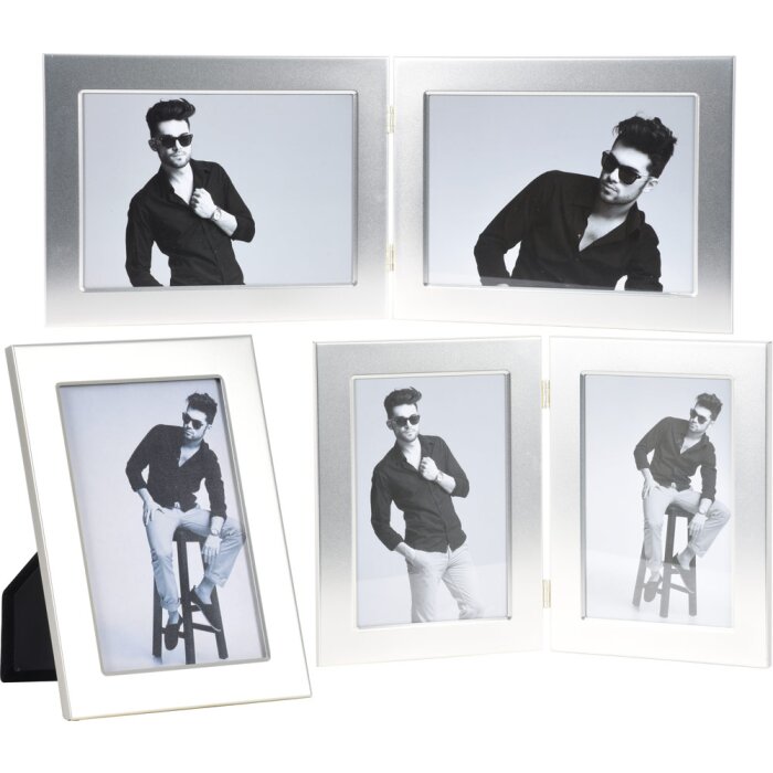 Miles cadre portrait et double argent
