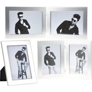Miles cadre portrait et double argent