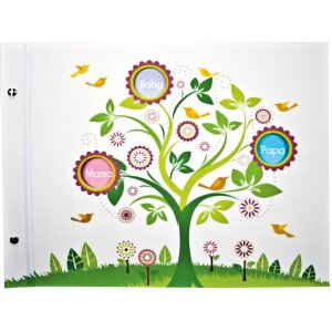 Goldbuch Album à vis pour bébé Mon arbre généalogique 39x31 cm 40 pages blanches