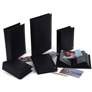Henzo Album à pochettes Pure Black 10x15 cm et...