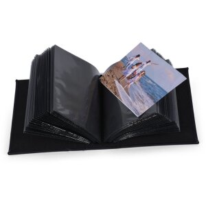 Henzo Album à pochettes Pure Black 10x15 cm et 13x19 cm
