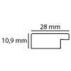 Cadre photo Henzo Silverline 20x20 cm beige