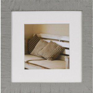 Cadre en bois Driftwood 20x20 cm gris