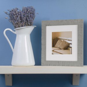 Cadre en bois Driftwood 20x20 cm gris