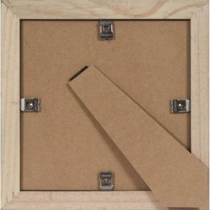 Cadre en bois Driftwood 20x20 cm gris