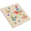 Carnet dinscription Mosaic Butterfly Beige 17,5x19 cm