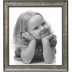 Cadre photo argent bois 30,0 x40,0 cm S873D
